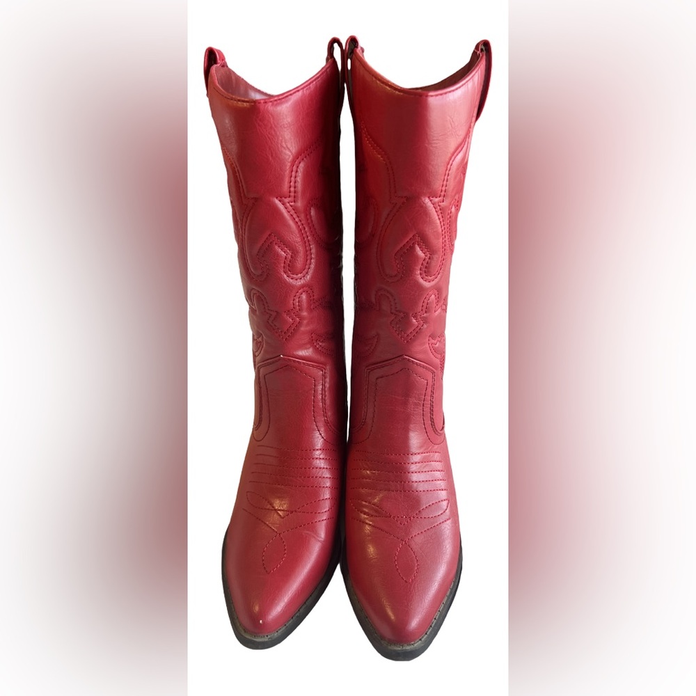 Soda Reno Women Western Cowboy Pointed Boots, size 7.5